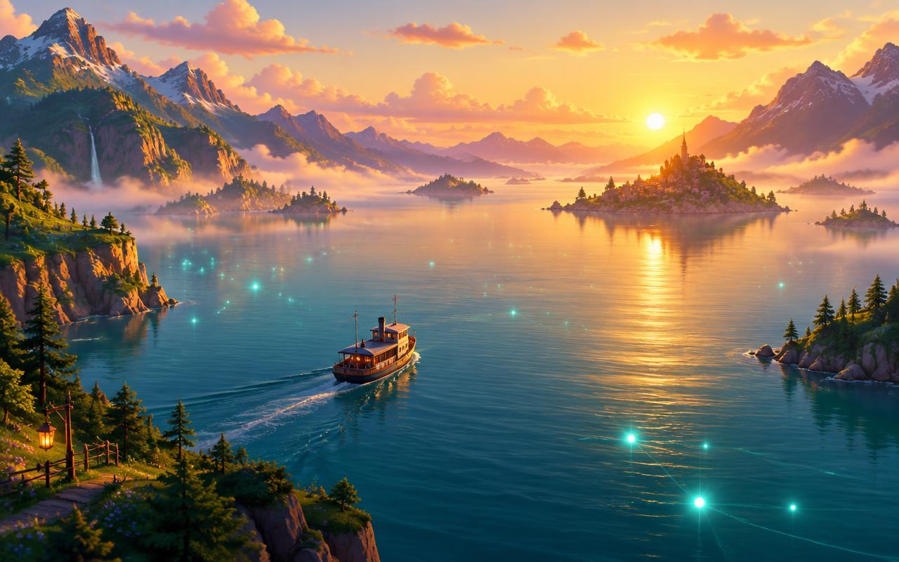 Concept artwork evoking The Inland Sea